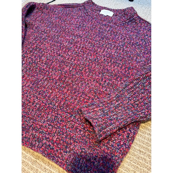 La Ligne 100% Cashmere Sweater Women's S Chunky Knit Multicolor Crewneck - Picture 4 of 8
